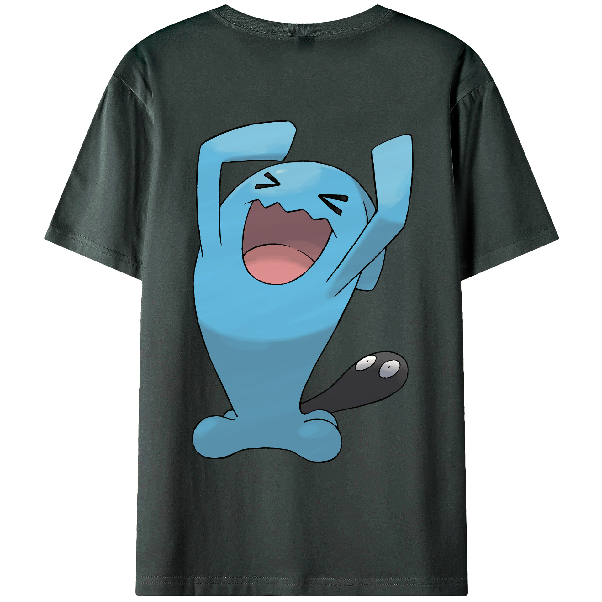 （画像用） ポケットモンスター Pokémon 綿100％ メンズ半袖Tシャツ（バックプリント） 通気性